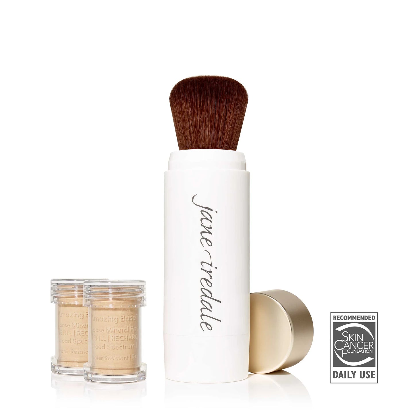 Jane Iredale Amazing Base® Refillable Foundation Brush SPF 20/15 + 2 refills