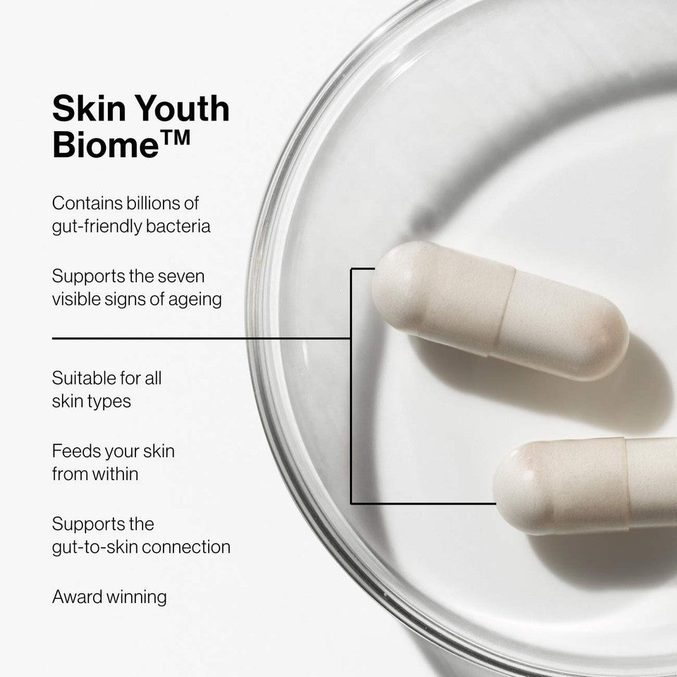 Advanced Nutrition Programme Skin Youth Biome capsules - 5 billion live cultures for youthful skin complexion