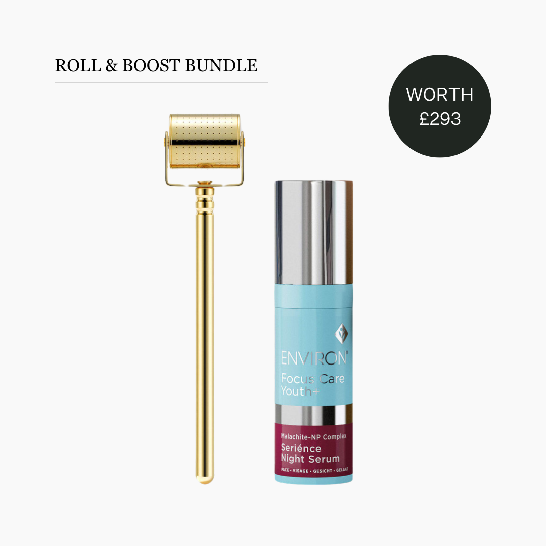 Environ Serience Night Serum with GOLD Roll-CIT | Roll & Boost Bundle