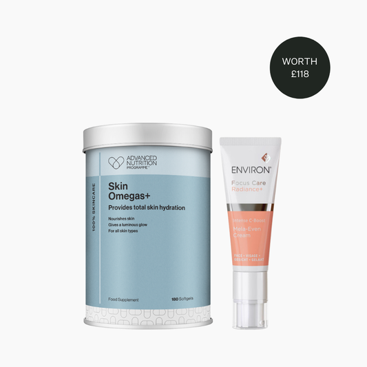 Exclusive Environ C-Boost Mela Even Cream & Advanced Nutrition Programme Skin Omegas+