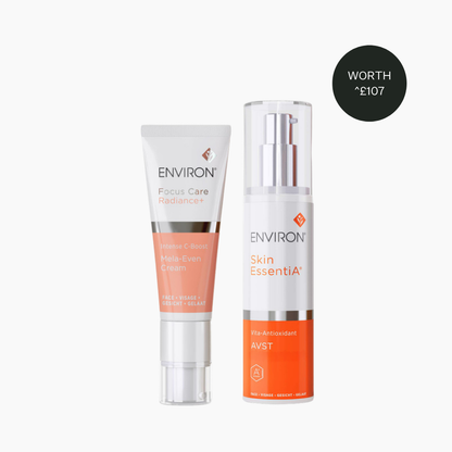 Exclusive Environ AVST & C-Boost Mela-Even Cream Radiance Duo | Choose Your AVST Level