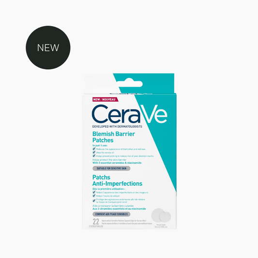 CeraVe Blemish Barrier Patches pack with hydrocolloid pimple patches