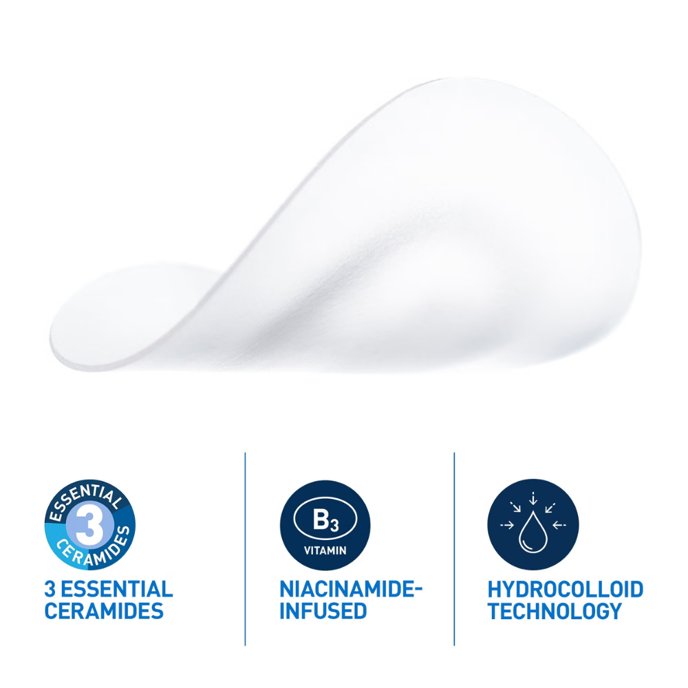 CeraVe Blemish Barrier Patches showing three ceramides and niacinamide formula