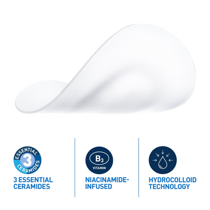 CeraVe Blemish Barrier Patches showing three ceramides and niacinamide formula