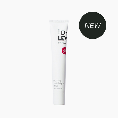 Tube of Dr. Lev Swiss Beauty cream with 'NEW' label on a white background
