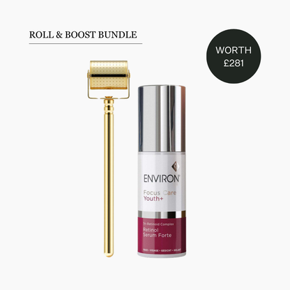Environ Retinol Serum Forte with GOLD Roll-CIT | Roll & Boost Bundle
