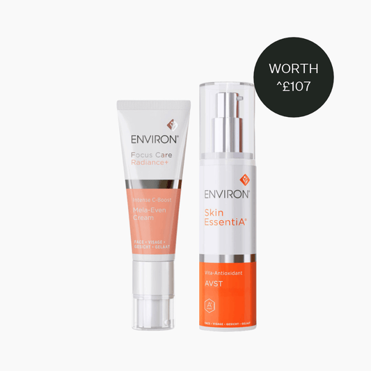 Environ AVST & C-Boost Mela-Even Cream Radiance Duo | Choose Your AVST Level