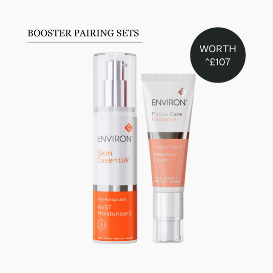 Environ AVST & C-Boost Mela-Even Cream Booster Pairing Set | Choose Your AVST Level