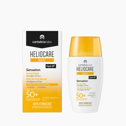 HELIOCARE 360° Sensation SPF50+ with Fernblock antioxidant protection for the face
