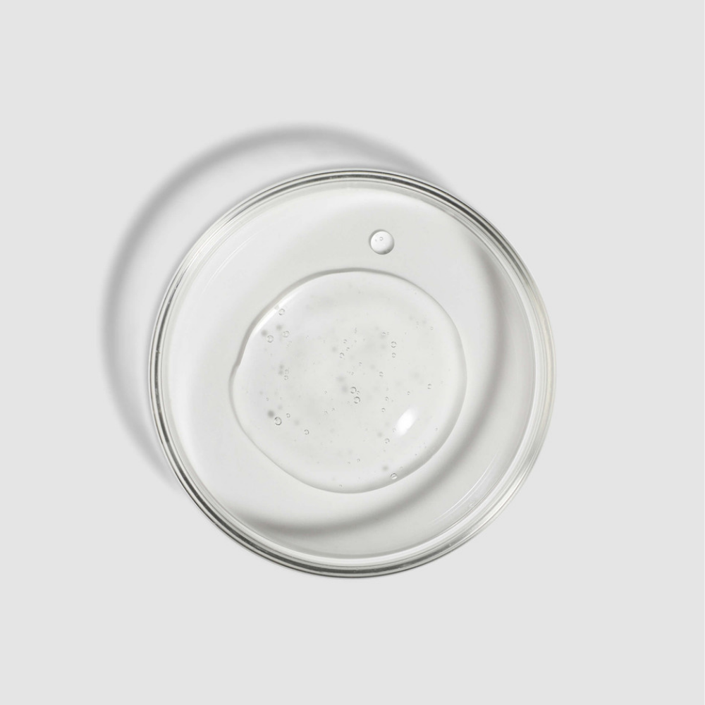 Clear glass lid on a light gray background