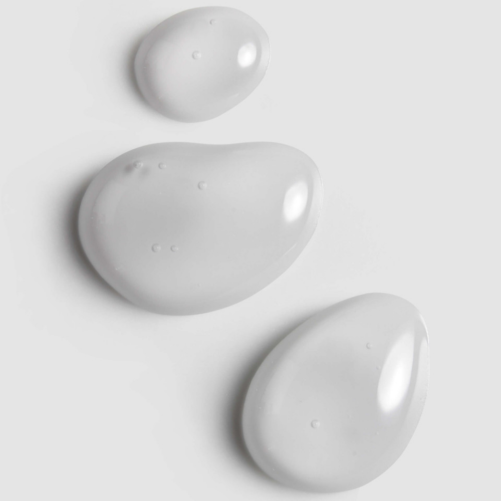 Three gray ceramic stones on a light gray background