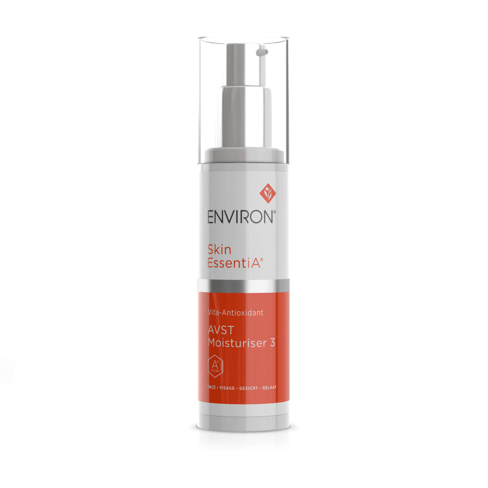 A bottle of Environ Skin EssentiA AVST 3